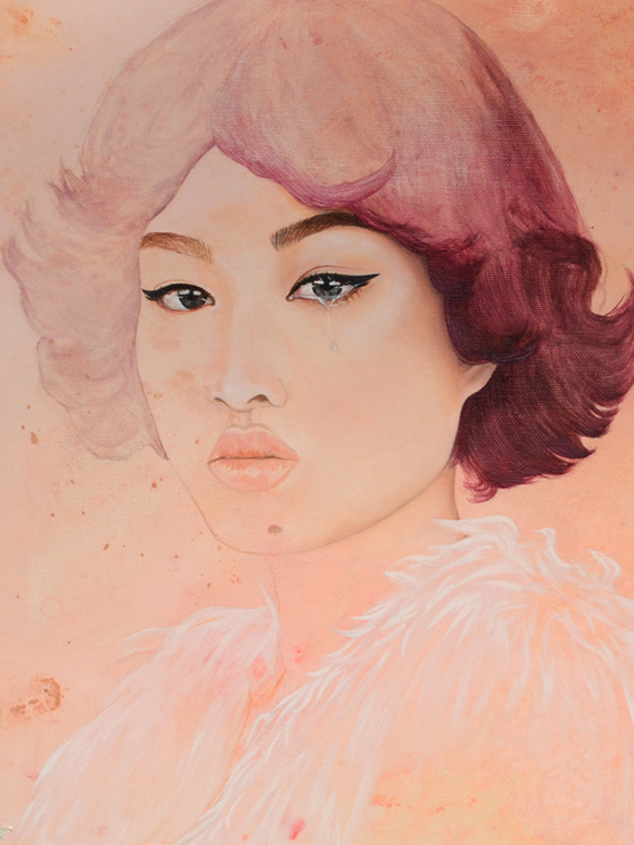 Anielka Hampson Painting Serene Suzy Sue